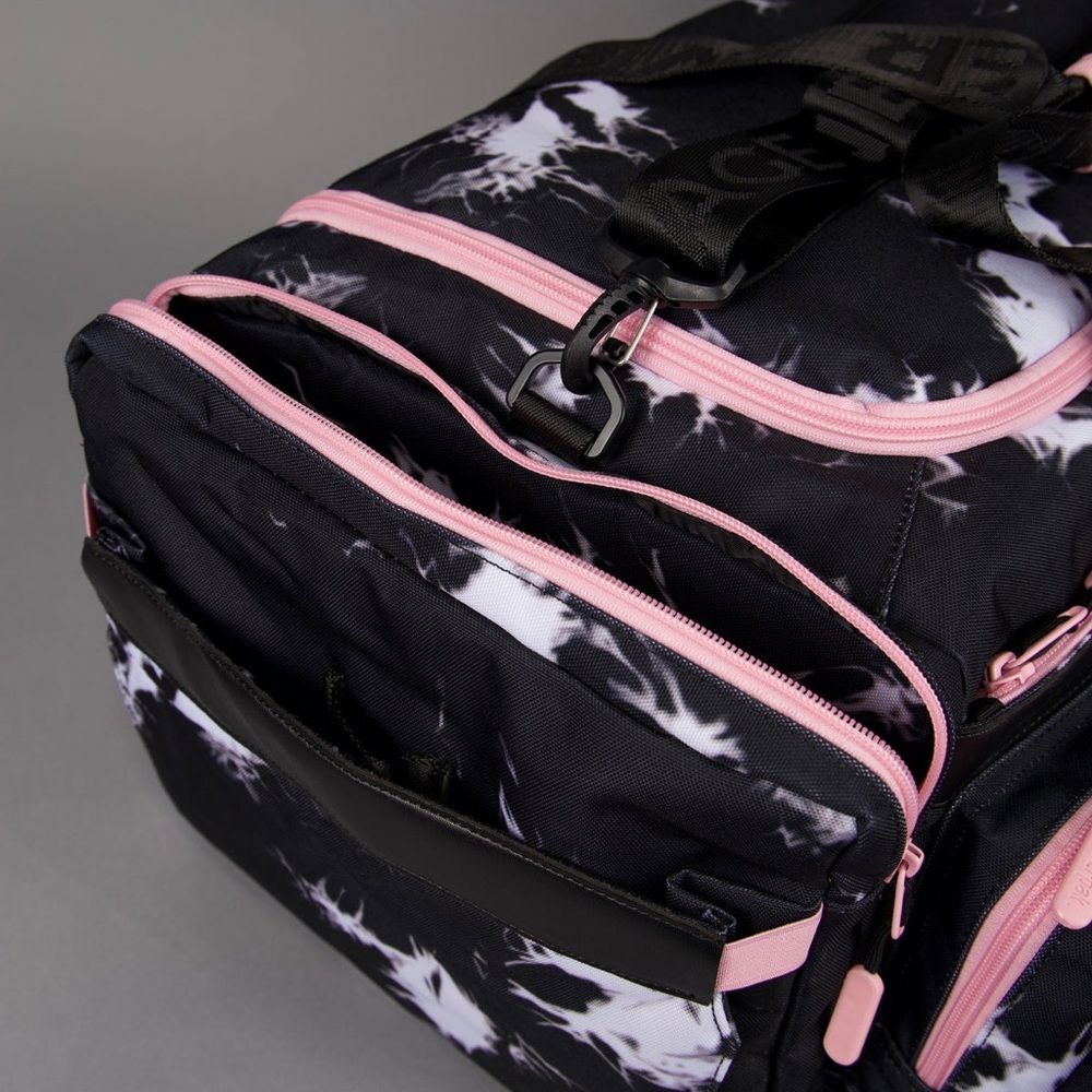 40L ULTIMATE DUFFLE BAG BLACK LIGHTNING KNOCKOUT PINK - Picture 4 of 16